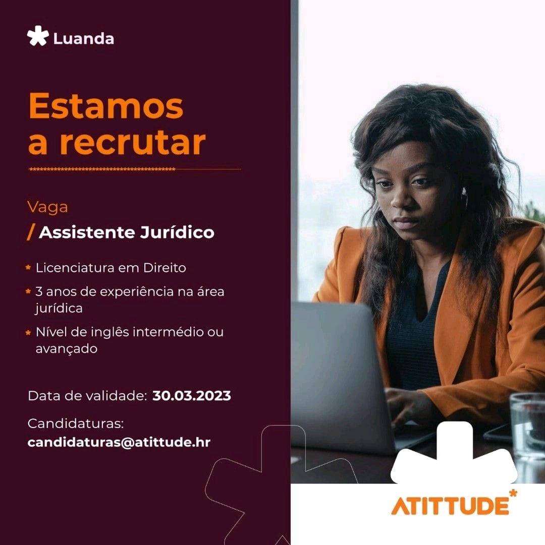 Vaga para Assistente Jurídico 