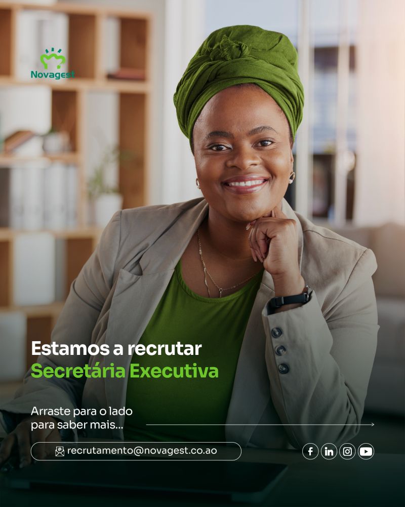 Vaga para Secretária Executiva