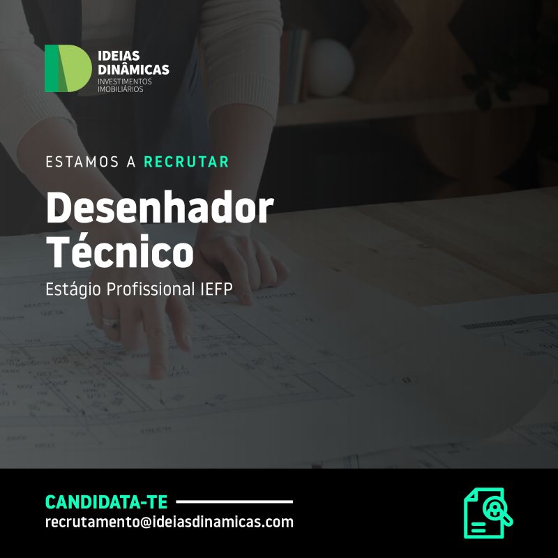 Estágio profissional para Desenhador Técnico (IEFP)