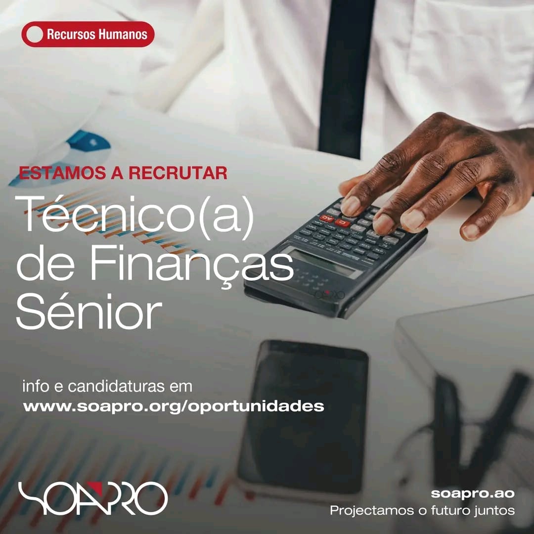 Vaga para Técnico(a) Sénior de Finanças