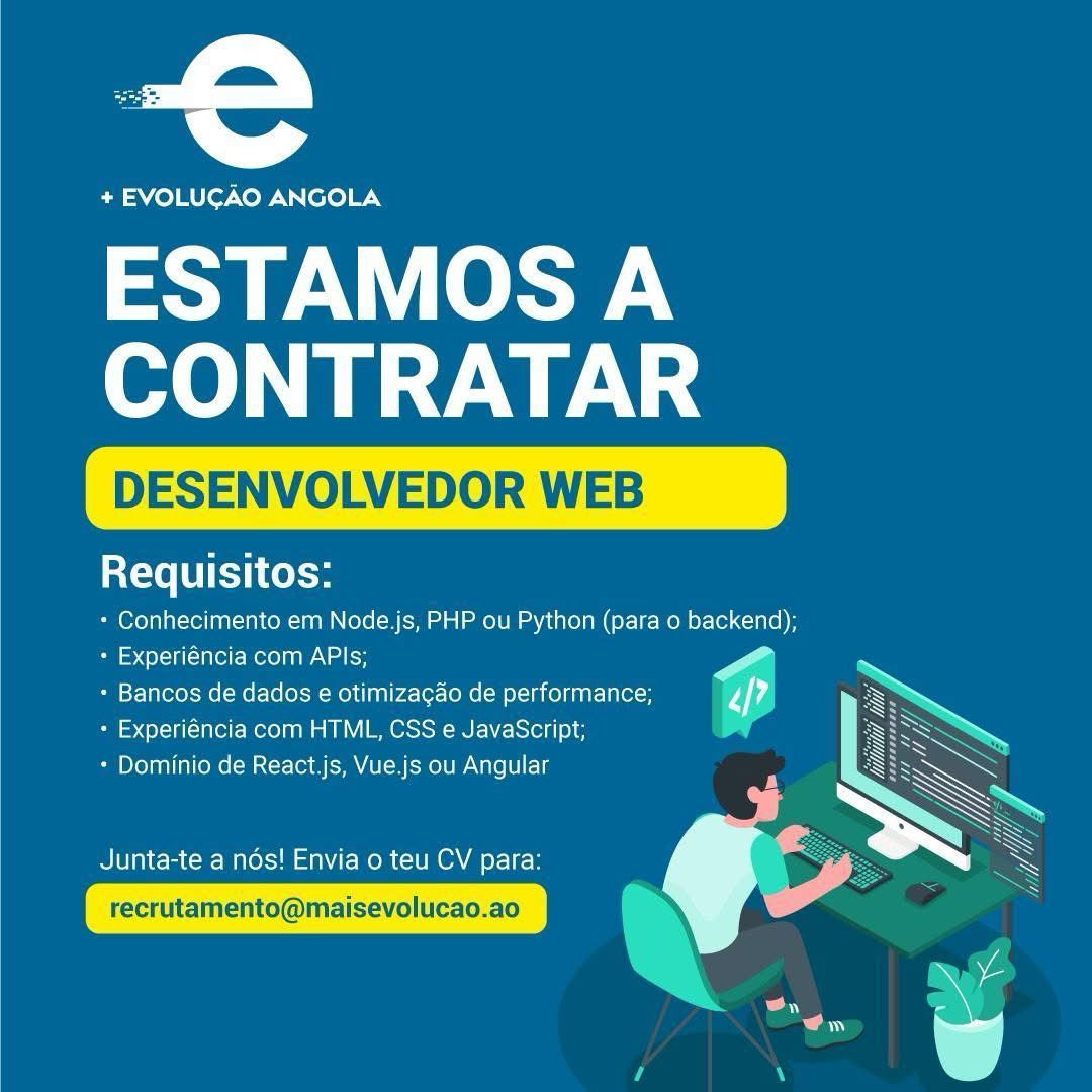 Vaga para Desenvolvedor Web