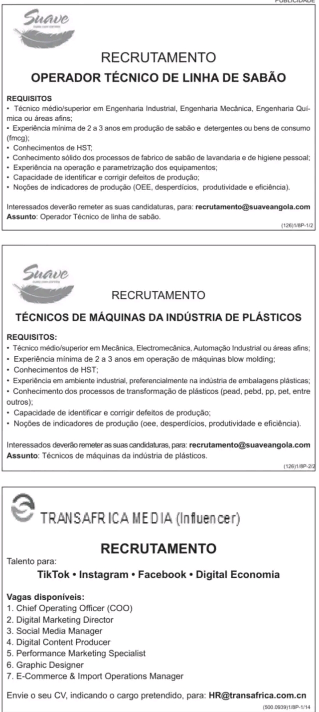 Vaga para 7 Posições em Marketing Digital, Conteúdo e E-Commerce