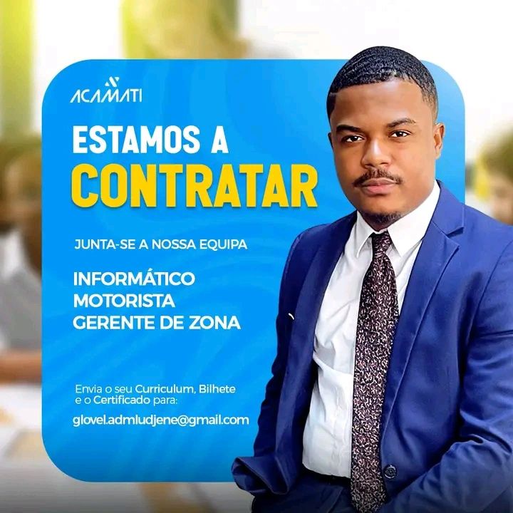 OPORTUNIDADE DE EMPREGO 
