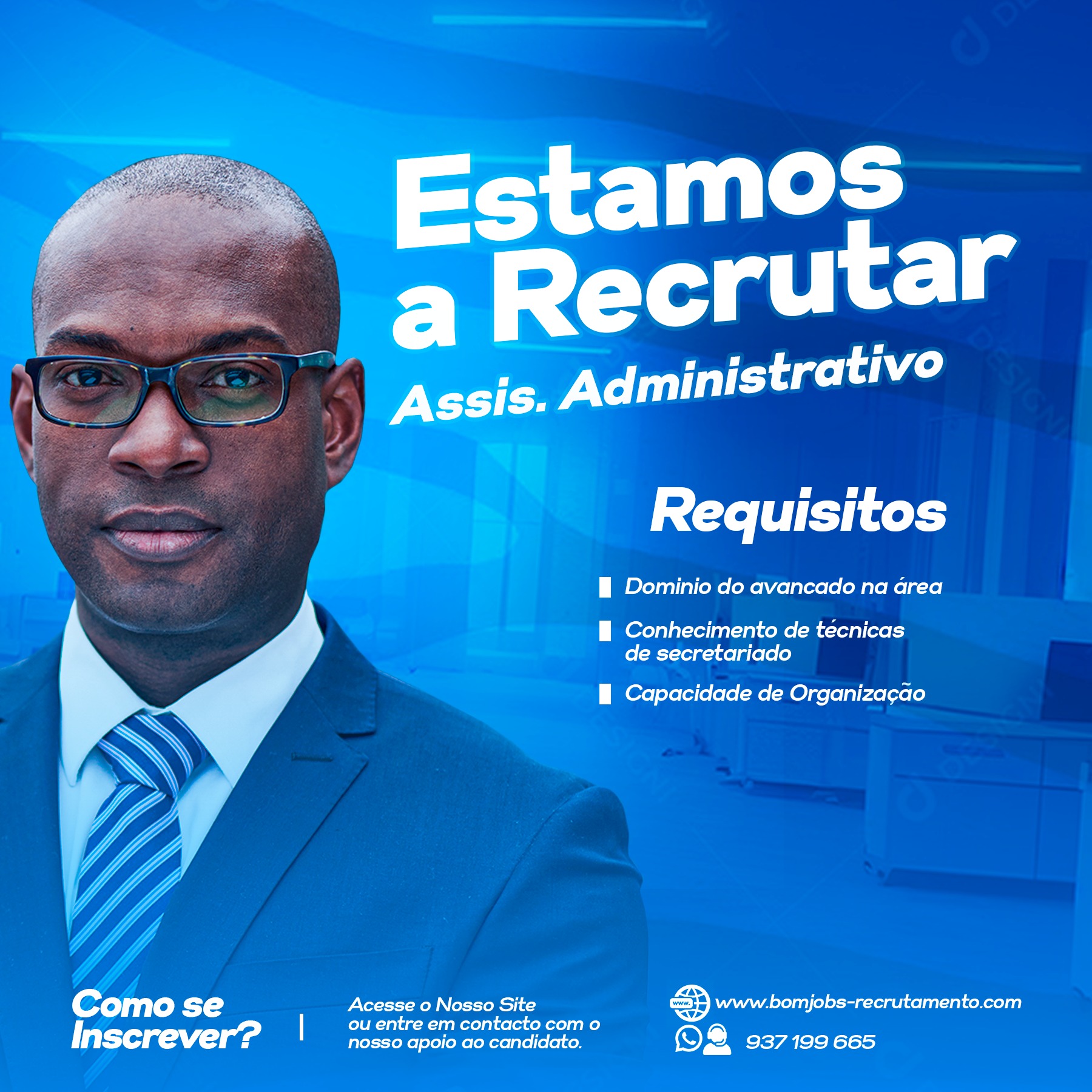 VAGA PARA ASSISTENTE ADMINISTRATIVO