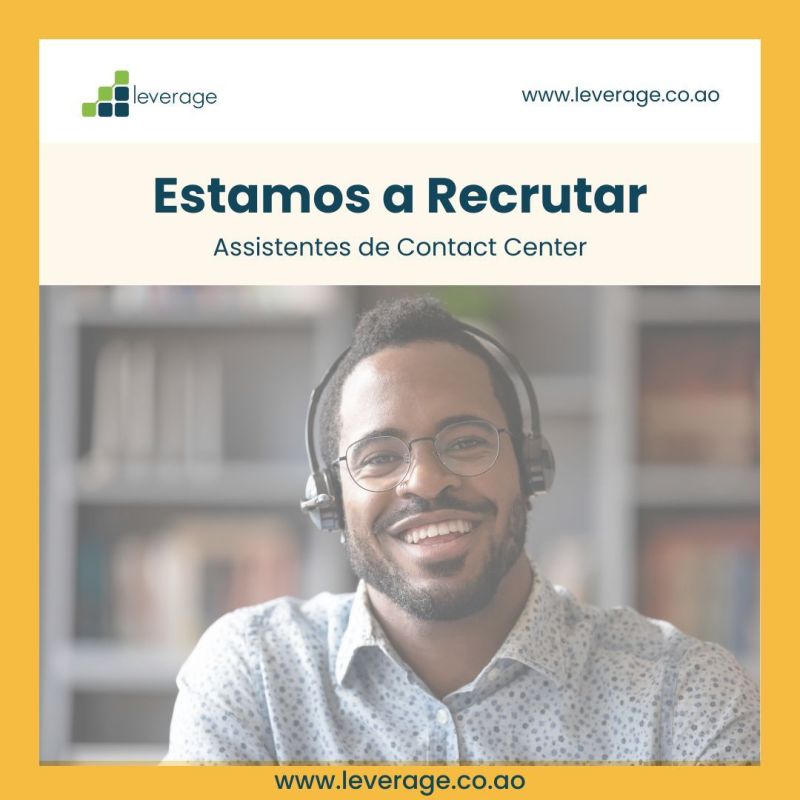 Vaga para Assistentes de Contact Center