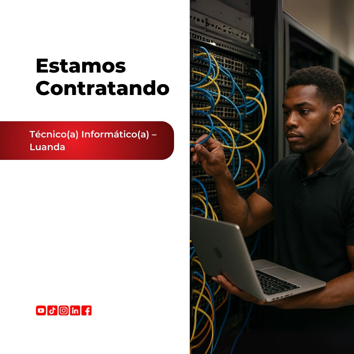 Vaga para um(a) Técnico(a) Informático(a) 