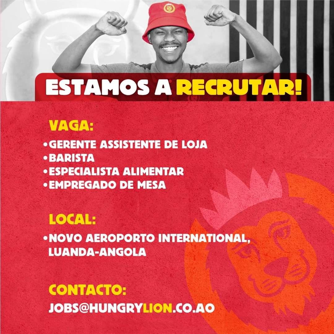 Vagas disponíveis para Gerente Assistente de loja, Barista, Especialista Alimentar e Empregado de Mesa 