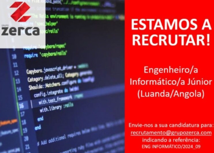Vaga para Engenheiro(a) Informático(a) Júnior