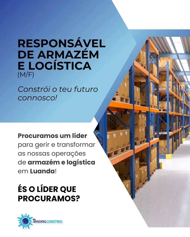 Vaga para Responsável de Armazém e Logística