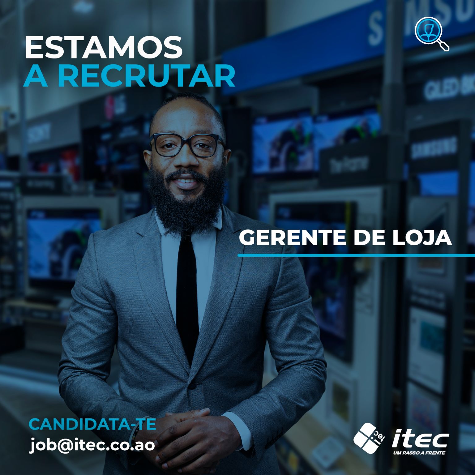 RECRUTAMENTO PARA GERENTE DE LOJA 