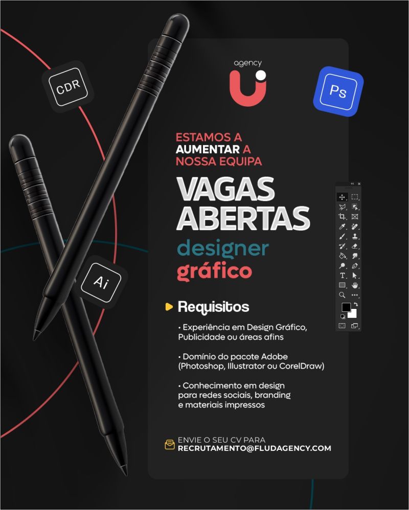Vaga para Designer Gráfico