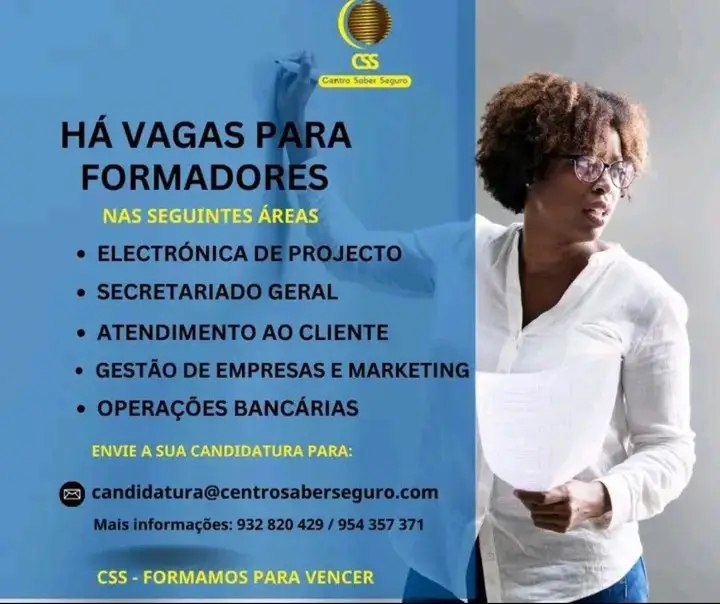 VAGA PARA FORMADORES 
