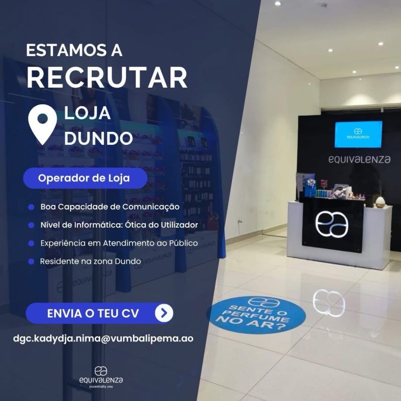 Vaga para Operador de Loja 