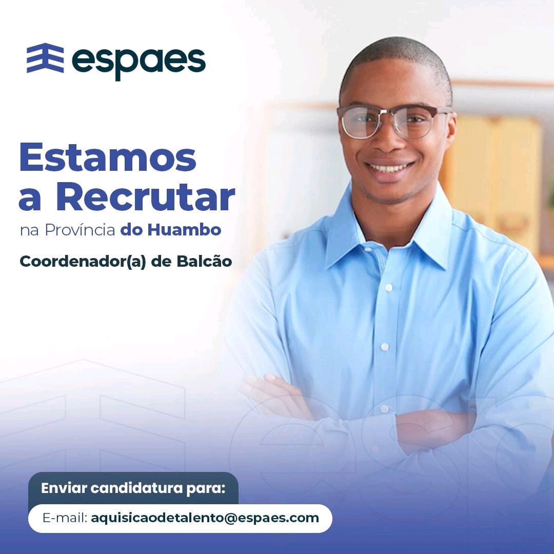 VAGA PARA COORDENADOR(A) DE BALCÃO 