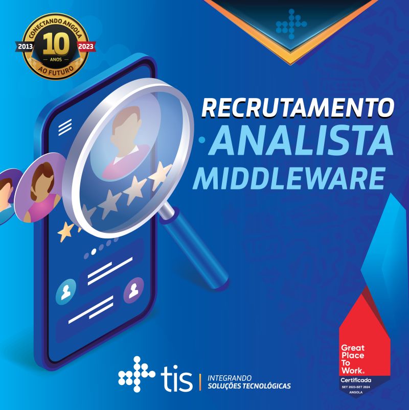 Vaga para Analista Middleware em Empresa de Tecnologia