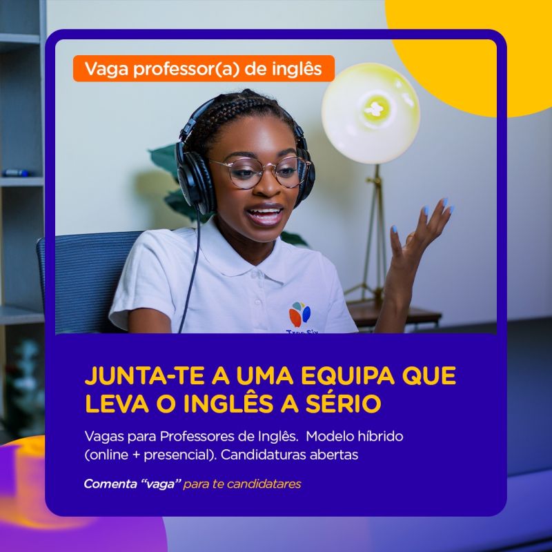 Vaga para Professor(a) de Inglês