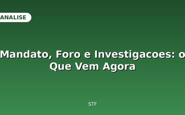 O Que Acontece Agora a Flávio Bolsonaro: Mandato, Foro Privilegiado e Investigações